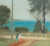 The Road to The Sea Beaumaris 1932 By Clarice Beckett