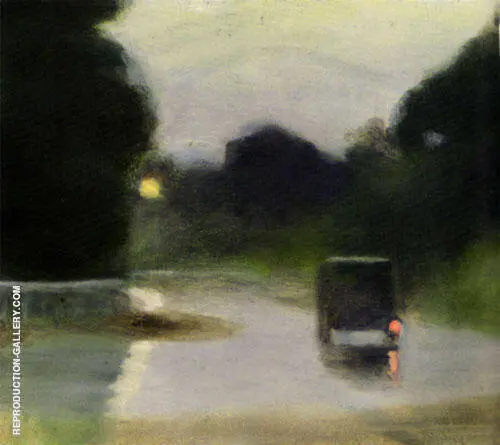 Wet Evening 1927 By Clarice Beckett