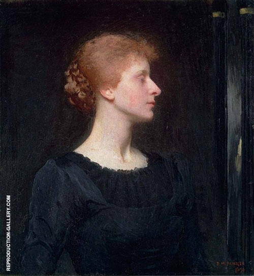 Jessica 1890 by Dennis Miller Bunker | Oil Painting Reproduction