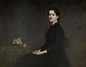 Portrait of Anne Page 1887 By Dennis Miller Bunker