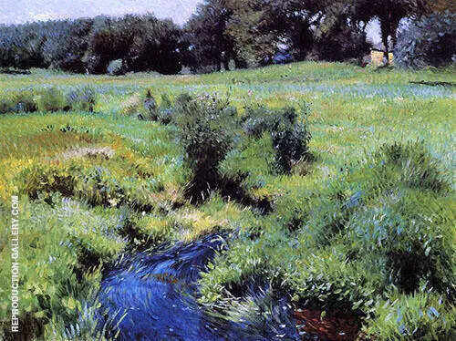 The Pool Medfield 1889 By Dennis Miller Bunker