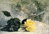 Yellow Roses 1886 By Dennis Miller Bunker