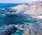 Arch Beach Cove By Guy Rose