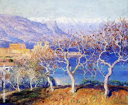 Fig Trees Antibes 1910 By Guy Rose