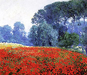 French Poppies By Guy Rose