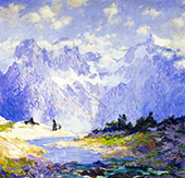 In The High Canadian Rockies 1914 By Guy Rose