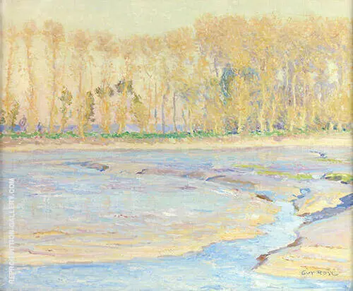 Low Tide Honfleur By Guy Rose