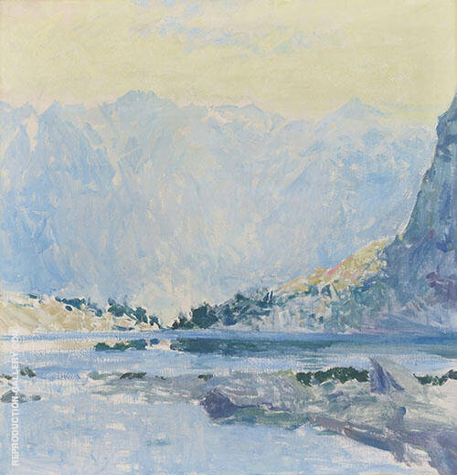 Mountain Lakes by Guy Rose | Oil Painting Reproduction