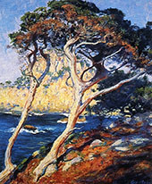 Point Lobos Trees 1919 By Guy Rose