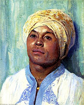 Portrait of an Algerian 1900 By Guy Rose