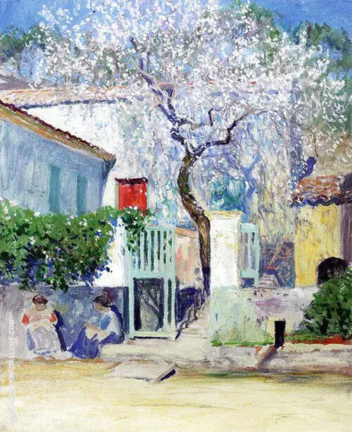 Spring on The Riviera By Guy Rose