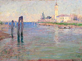 The Gondolier Venice 1894 By Guy Rose