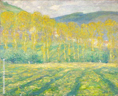 Yellow Trees Giverny By Guy Rose