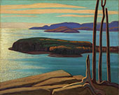 Afternoon Sun North Shore Lake Superior 1924 By Lawren Harris