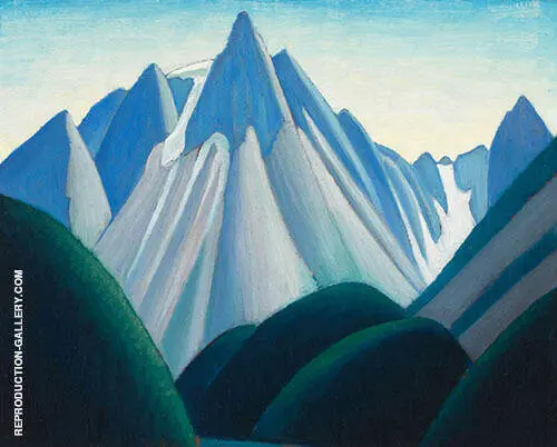 Cathedral Mountain from Yoho Valley Mountain Sketch 1929 By Lawren Harris