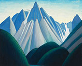 Cathedral Mountain from Yoho Valley Mountain Sketch 1929 By Lawren Harris