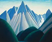 Cathedral Mountain from Yoho Valley Mountain Sketch 1929 By Lawren Harris