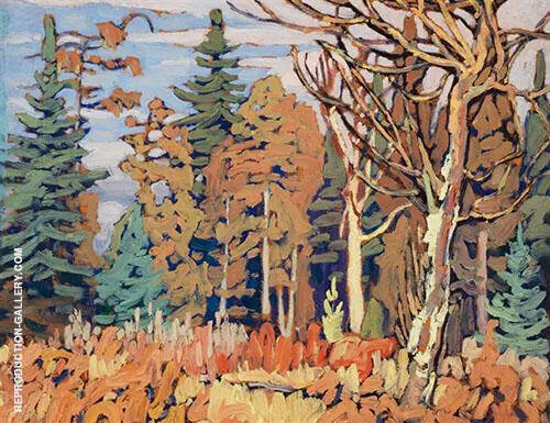 Algoma Woods I 1918 By Lawren Harris