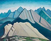 Colin Range Mountain Sketch lV 1924 By Lawren Harris
