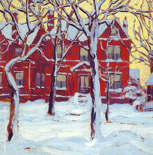 Houses Group 1919 By Lawren Harris