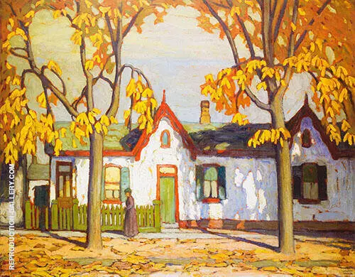 Houses St Patrick Street By Lawren Harris