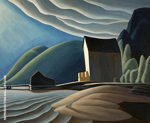 Ice House Coldwell Lake Superior 1923 | Oil Painting Reproduction