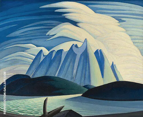 Lake and Mountain By Lawren Harris