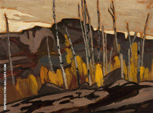 Lake Superior Sketch 1923 by Lawren Harris | Oil Painting Reproduction