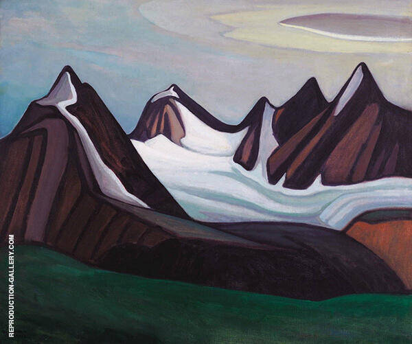 Mountain and Glacier 1930 by Lawren Harris | Oil Painting Reproduction
