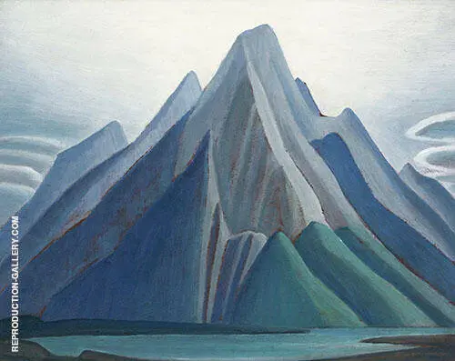 Mountain on The Athabasca River Mountain Sketch XCI By Lawren Harris