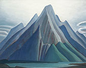 Mountain on The Athabasca River Mountain Sketch XCI By Lawren Harris