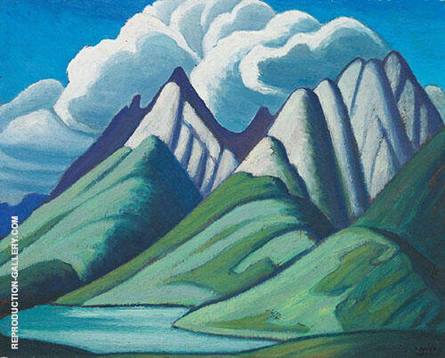 Mountain Sketch VII 1928 by Lawren Harris | Oil Painting Reproduction