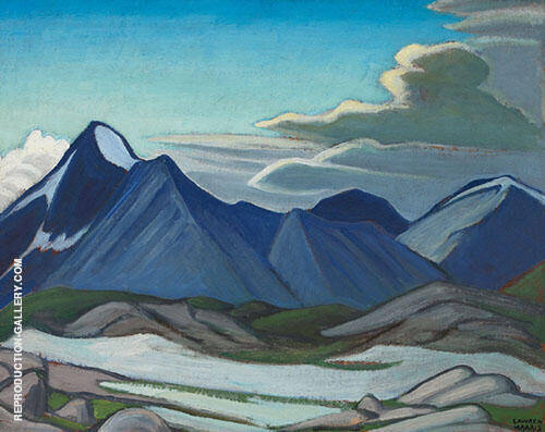 Mount Owen Near Lake O'Hara Mountain 1926 | Oil Painting Reproduction