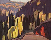 Near Coldwell Lake Superior North Shore 1923 By Lawren Harris