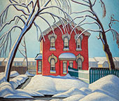 Red House 1925 By Lawren Harris