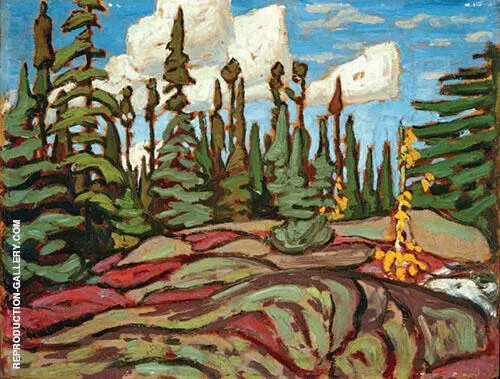 Rocky Landscape By Lawren Harris