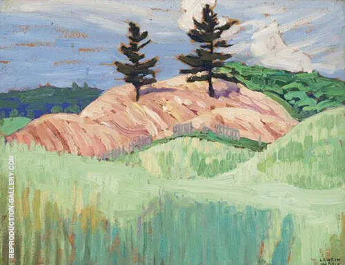 Sketch Above Aurora Ont By Lawren Harris