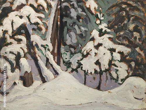 Snow in The Woods Algonquin Park I 1915 By Lawren Harris