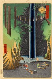 Fudo Falls Oji 1857 By Hiroshige