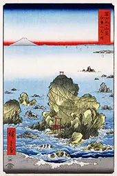 Futami Bay in Ise Province By Hiroshige