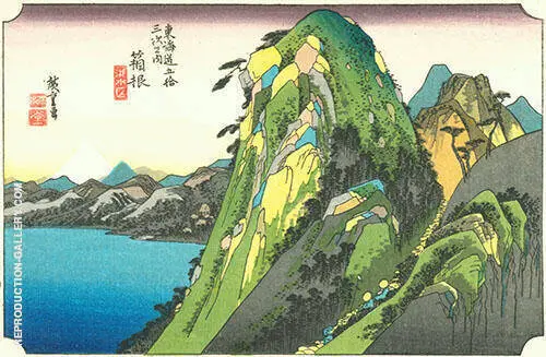 Hakone View of the Lake By Hiroshige