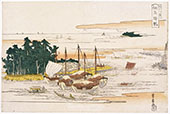Returning Sails at Tsukuda By Hiroshige