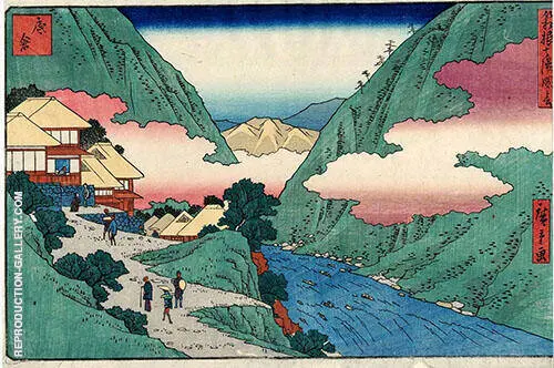 Returning Sails at Tsukuda By Hiroshige