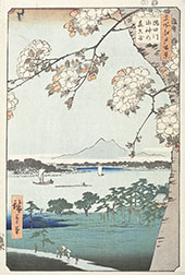 Sumida River in the Wood of the Water God By Hiroshige