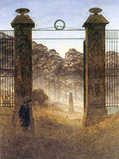 Cemetery Entrance By Caspar David Friedrich