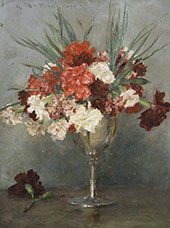 Carnations By Henry Scott Tuke
