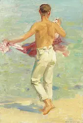 Preparing to Bathe By Henry Scott Tuke