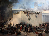 Destruction of the Temple of Jerusalem 1867 By Francesco Hayez
