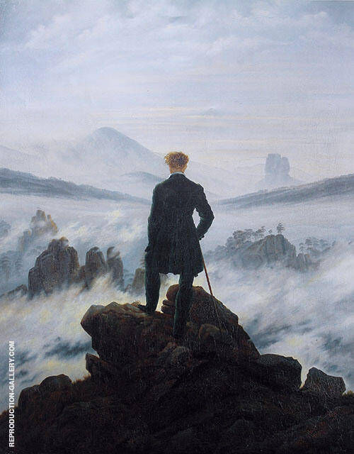 Wanderer Above the Sea of Fog 1818 | Oil Painting Reproduction
