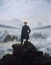 Wanderer Above the Sea of Fog 1818 By Caspar David Friedrich